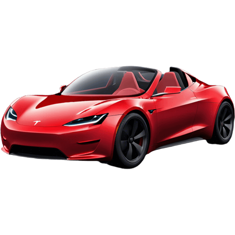 Tesla Roadster - Tesla (Model Year: 2020) (Iconic colour: Dark Red) emoji