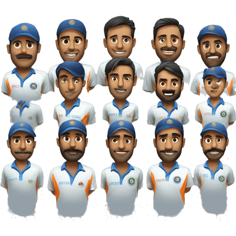 indian cricket team emoji