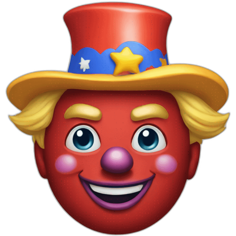 Donald trump as clown emoji