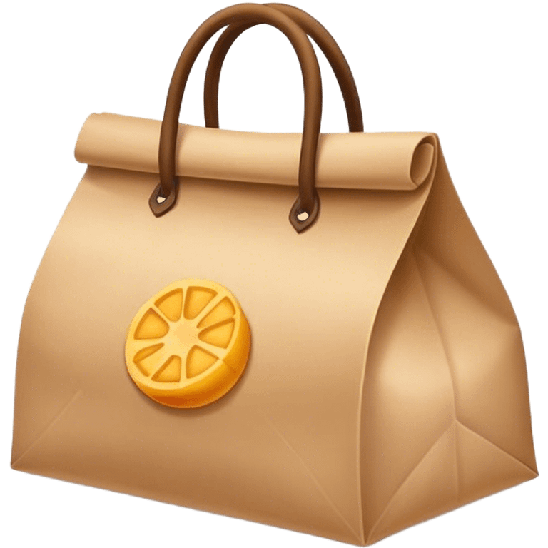 food delivery bag emoji