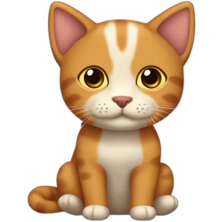 Gato salchicha de peluche emoji