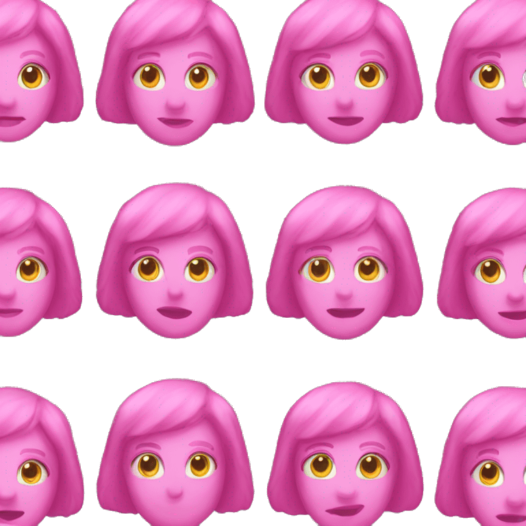 Pink bos emoji