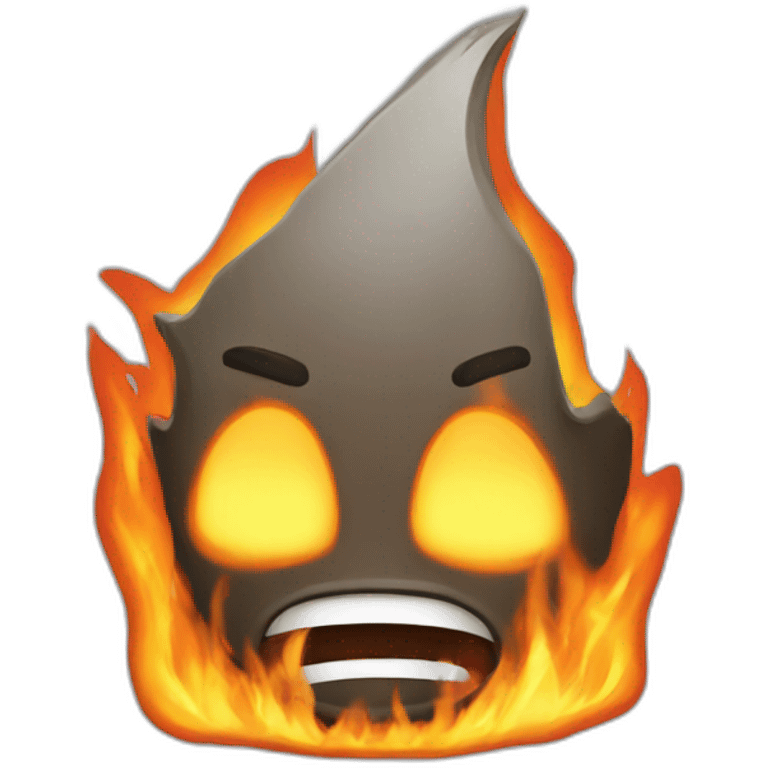 burning head guy emoji