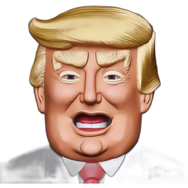 Trump with us flash emoji