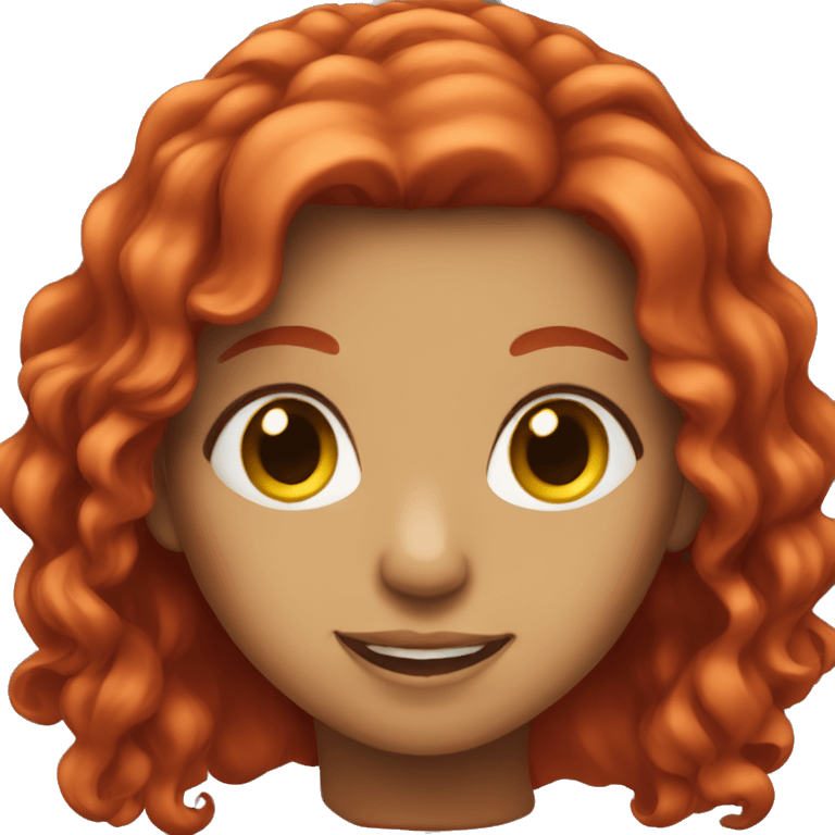 girl with red hair emoji