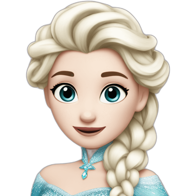 elsa disney emoji