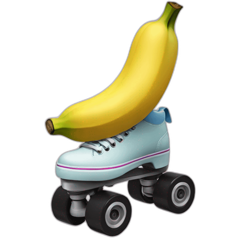 A roller-skating banana. emoji