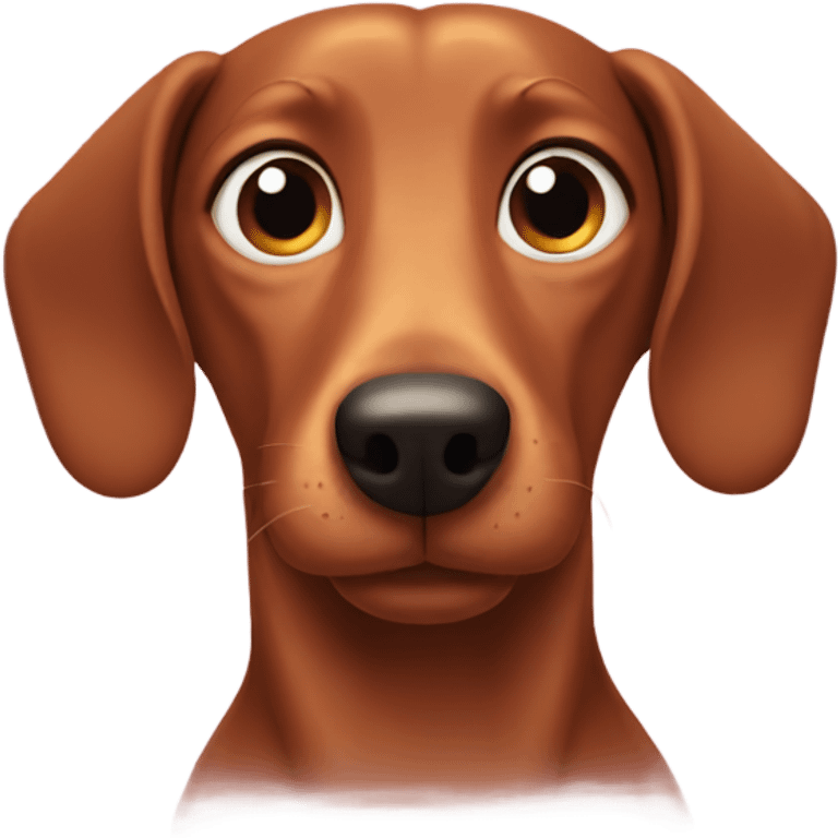 Wiener dog  emoji