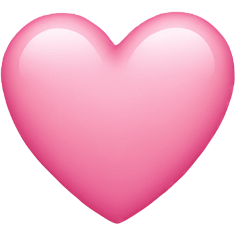 Pink heart emoji