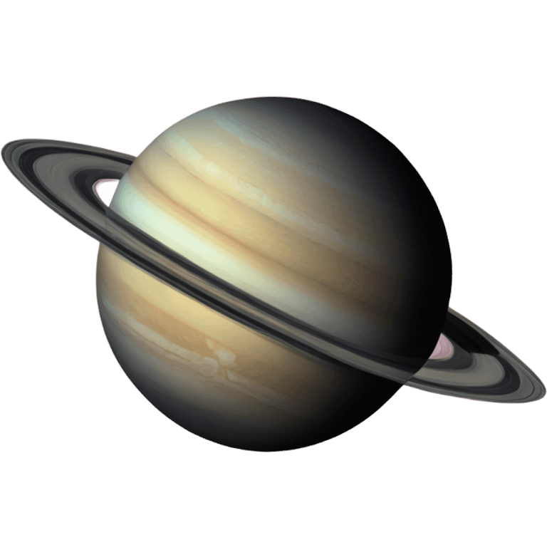 Realistic planet Saturn  emoji