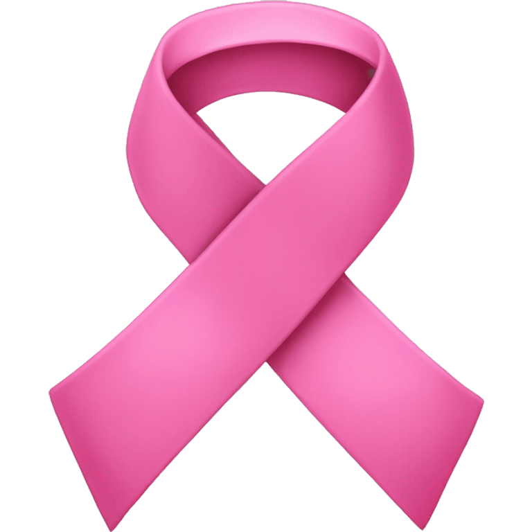 Pink ribbon cancer emoji