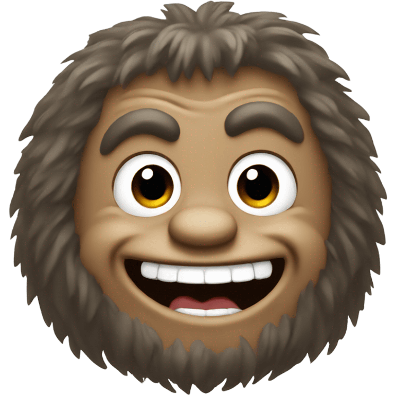 Laughing Bigfoot  emoji