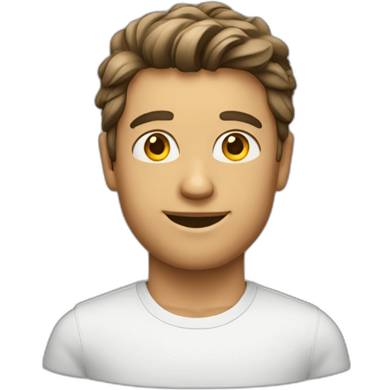 Handsome techie emoji