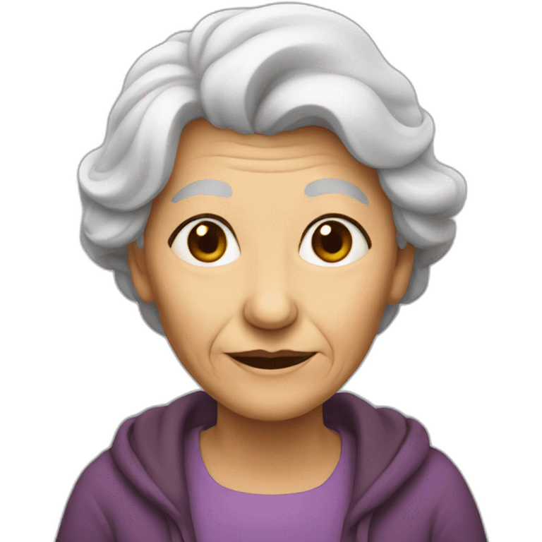 OLD woman  emoji