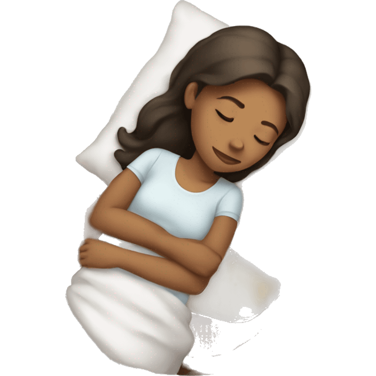 The sleeping girl emoji