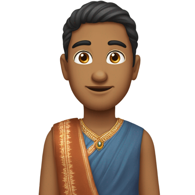 An Indian  emoji