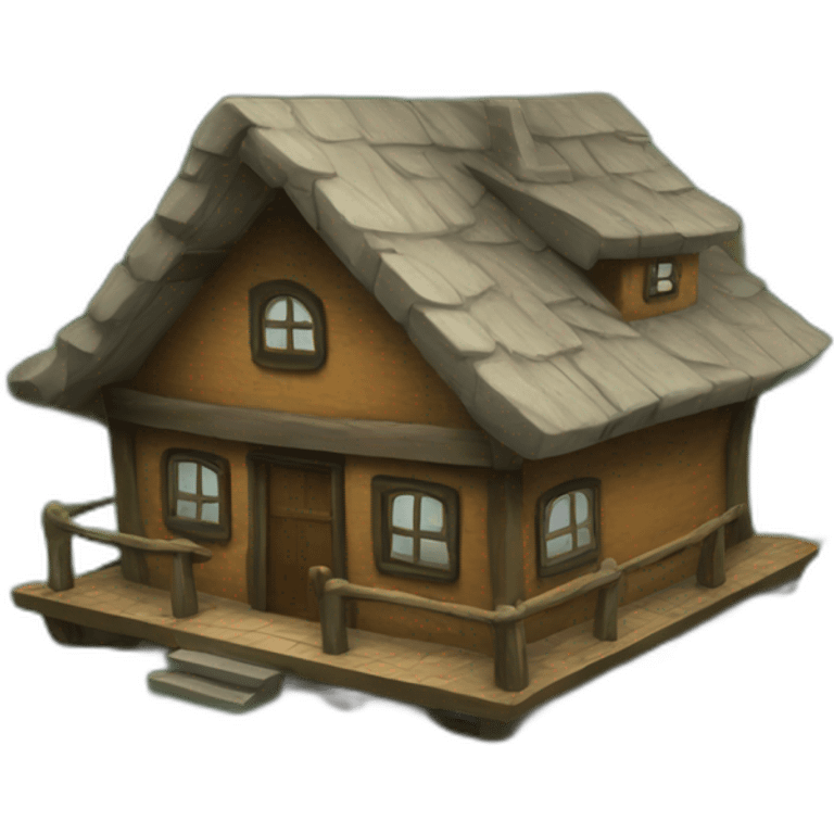 forest house emoji