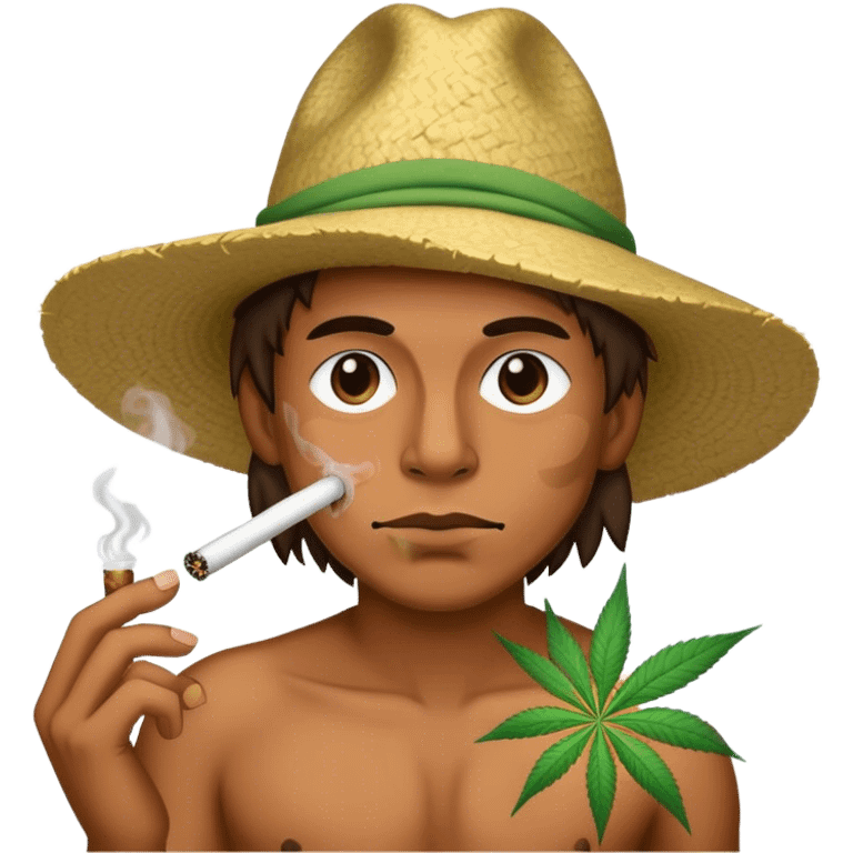 a kapipara thats smoking weed emoji