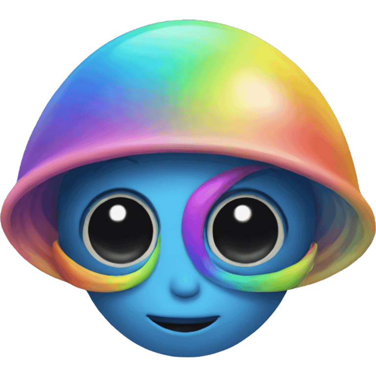 alien rainbow emoji