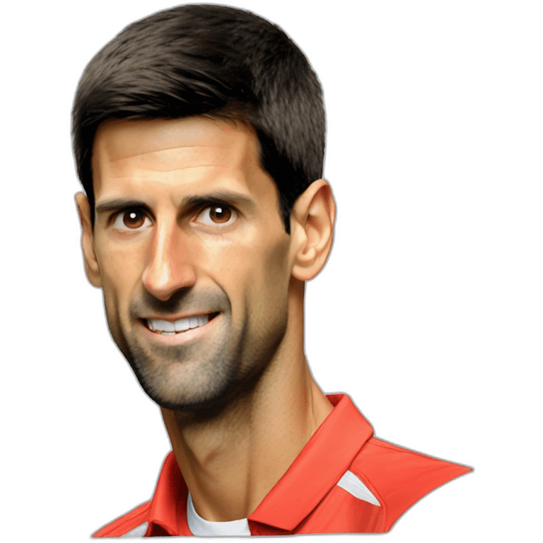 Novak Djokovic face emoji