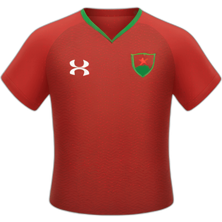 Morocco football shirt emoji