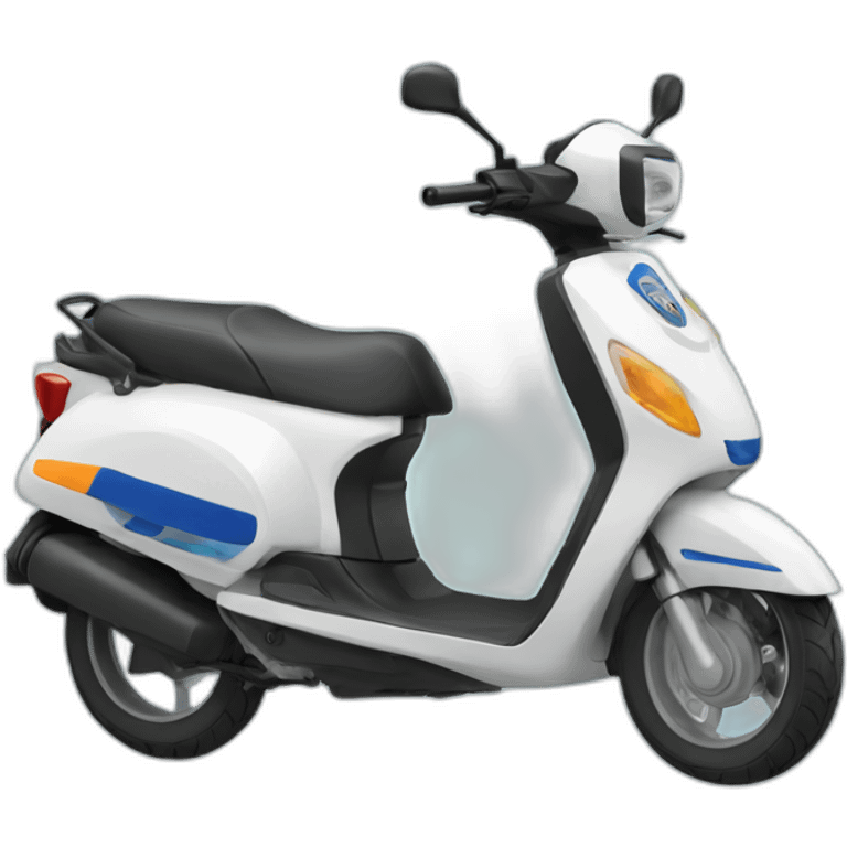 Police scooter emoji