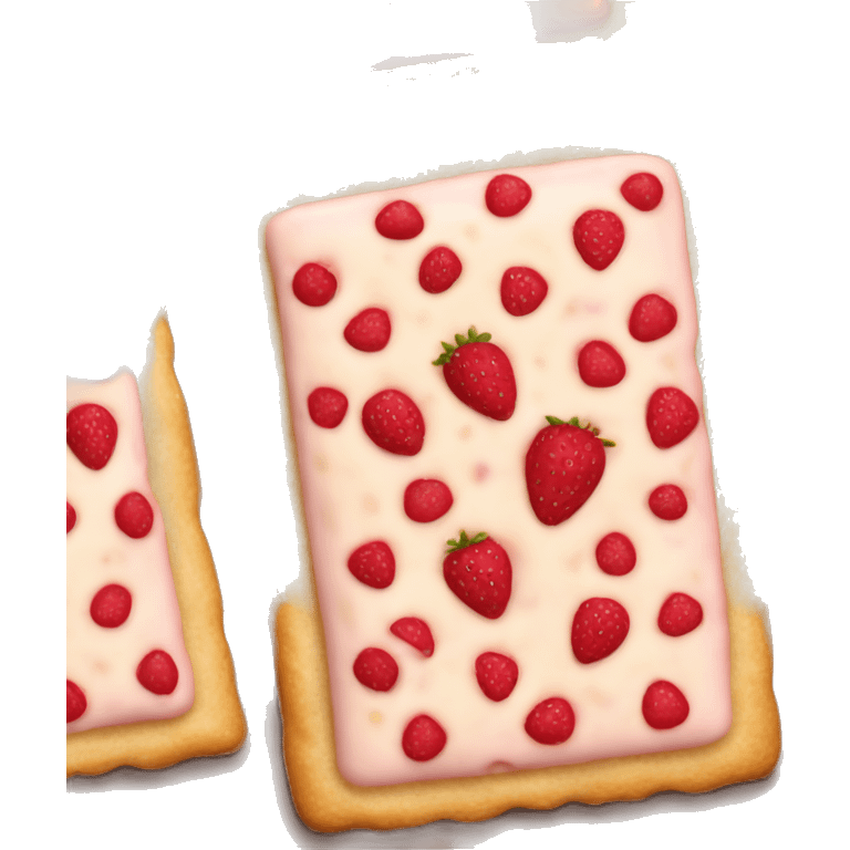 Starawberry pop tarts emoji