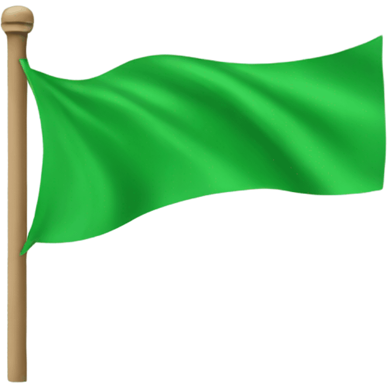 Green flag emoji