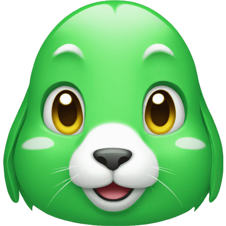 green rabbit emoji