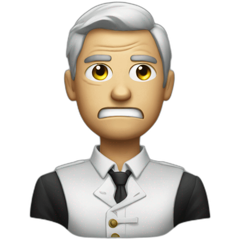 Angry sommelier emoji