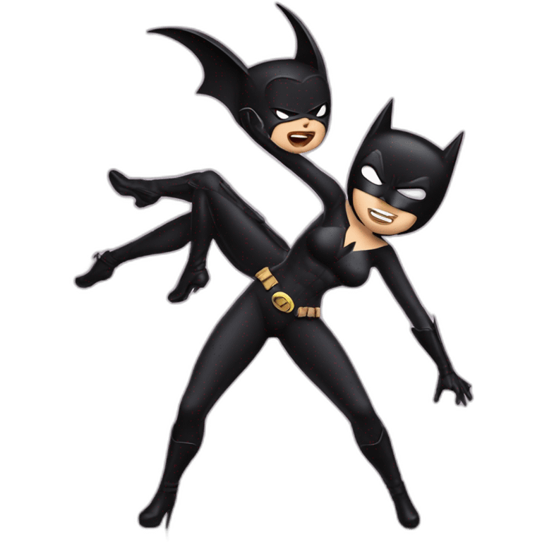 batman spanking catwoman emoji