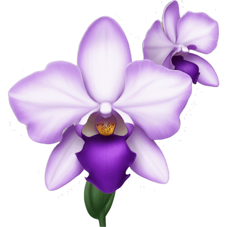 orchid flower emoji