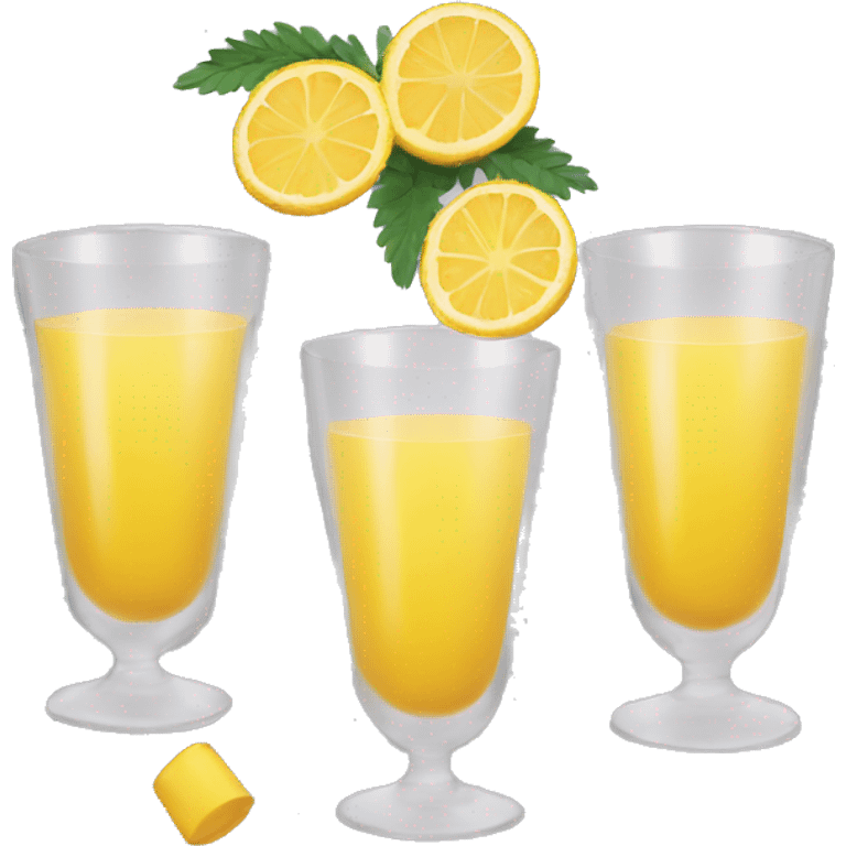 Depresd mimosa drink emoji