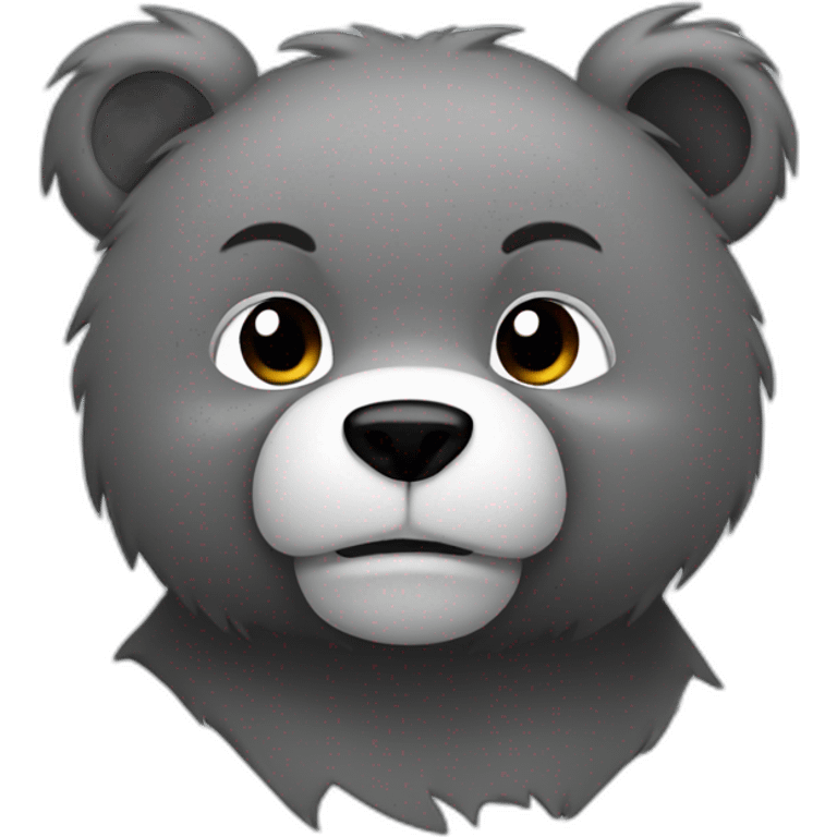 furr grey kung fu bear emoji