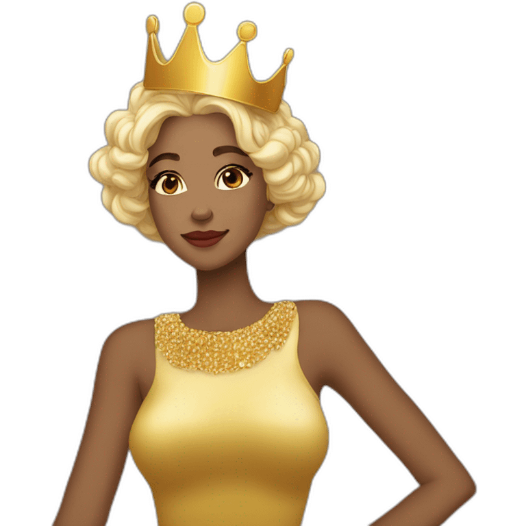 💛🌟💛 #queen #aiart #gold emoji