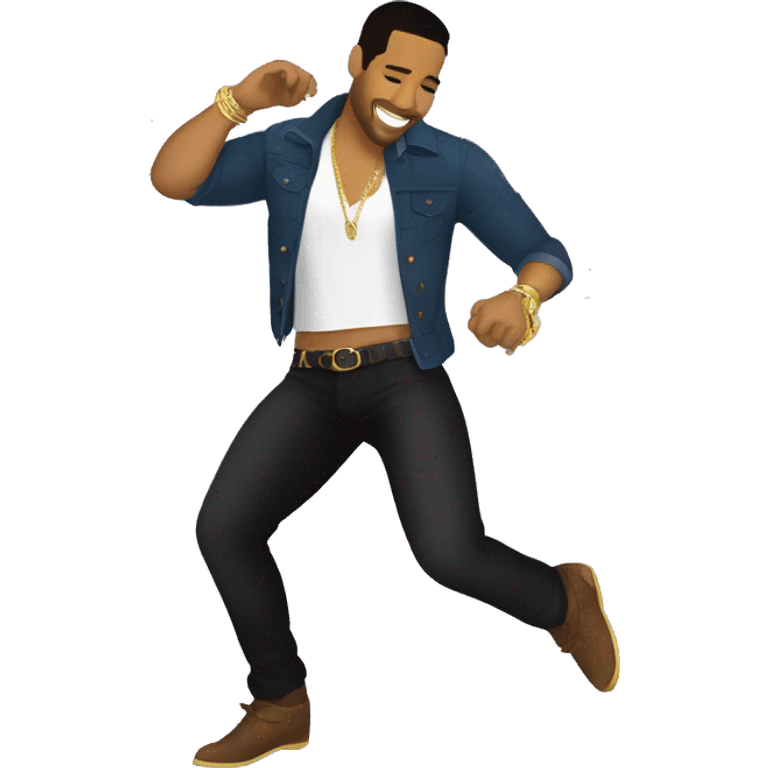 Romeo santos dancing bachata emoji