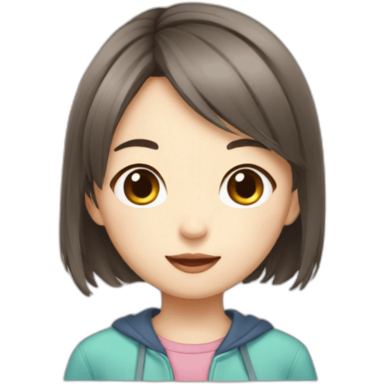 cute girl Taiwanese emoji