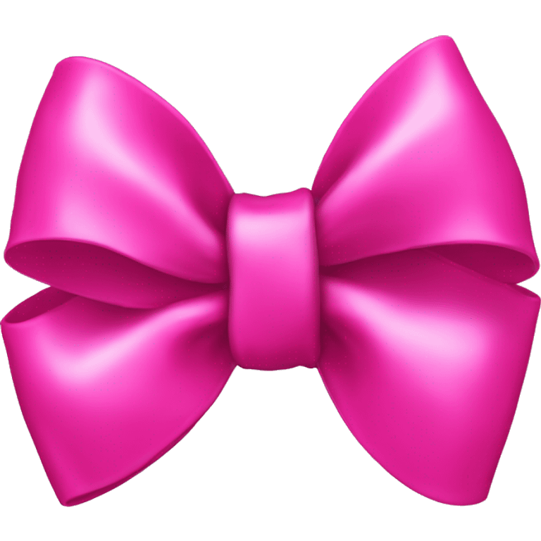 Hot pink bow  emoji