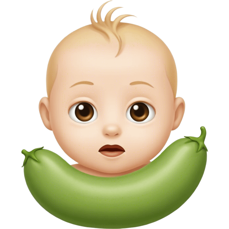 Baby bean emoji