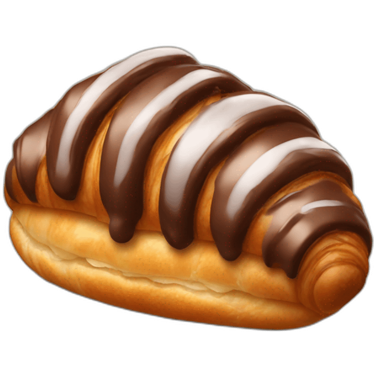 Chocolate croissant  emoji