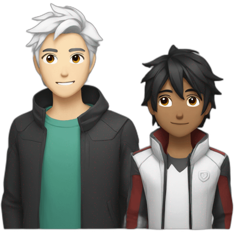 Shiro and Keith emoji