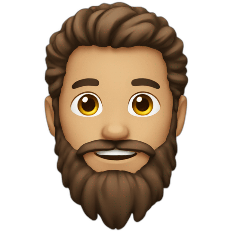 brown beard emoji