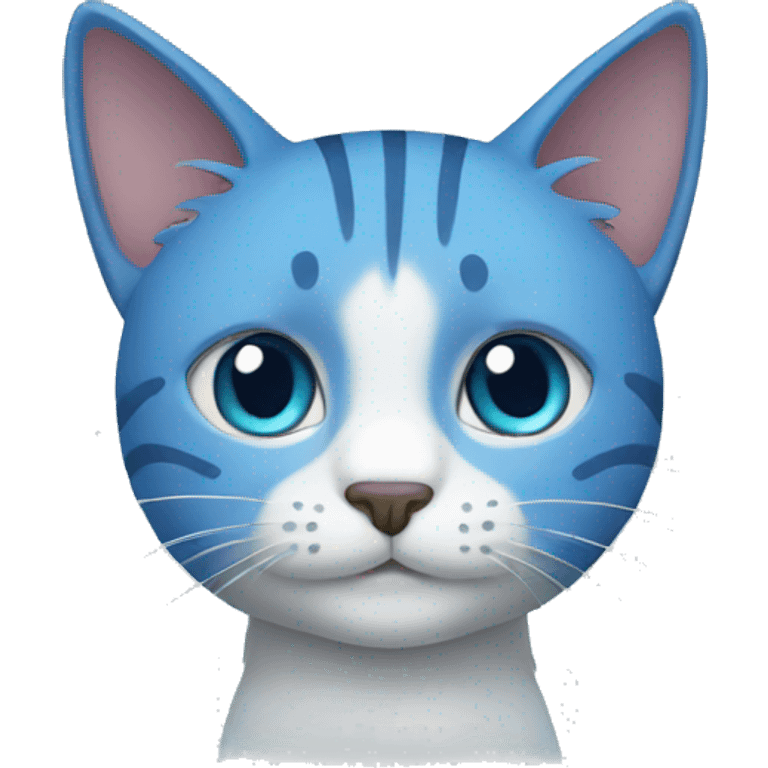 blue cat emoji