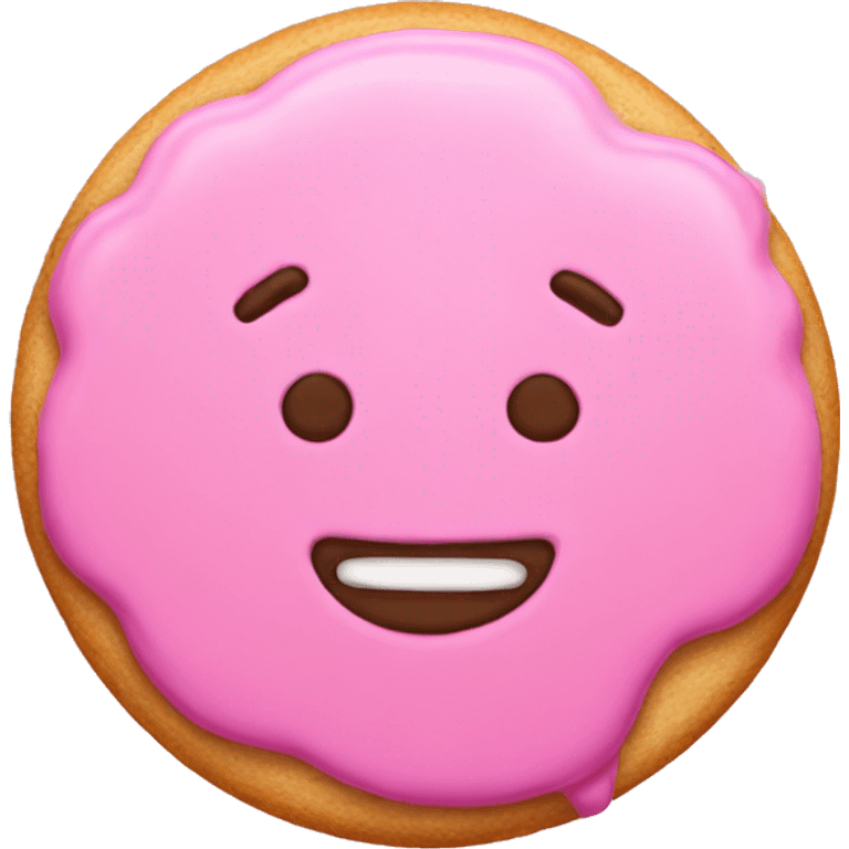 pink cookie instead of body emoji