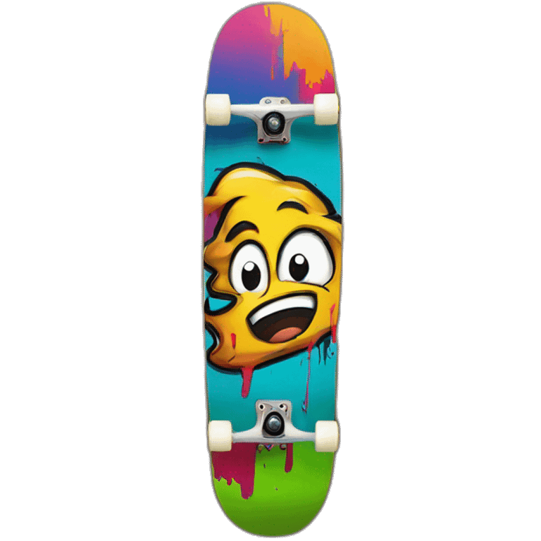 graffiti skate board emoji