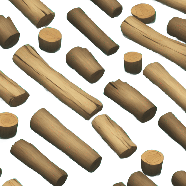 Ocean with lots of logs in it ￼ emoji