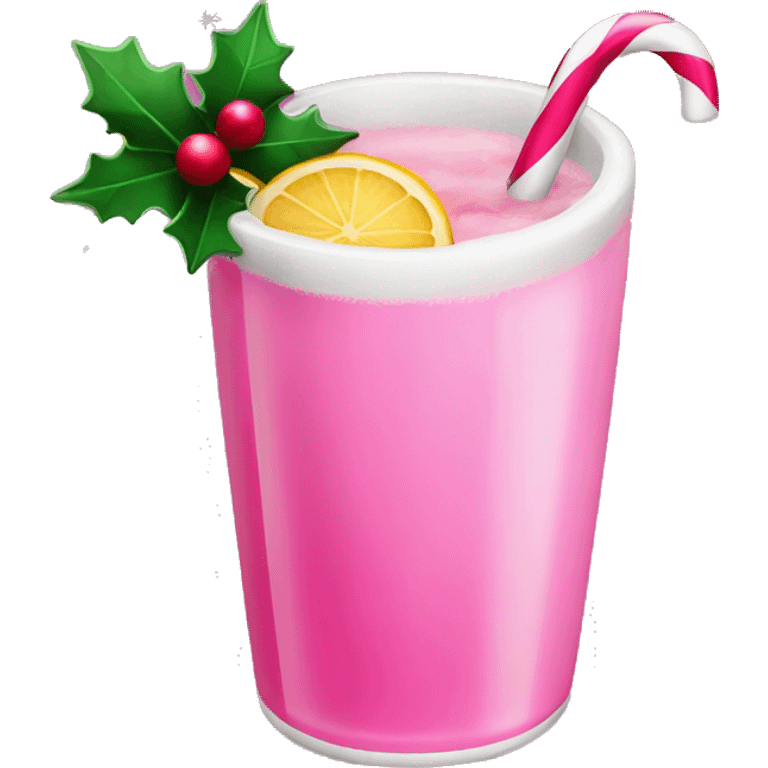 pink christmas christmas drink emoji