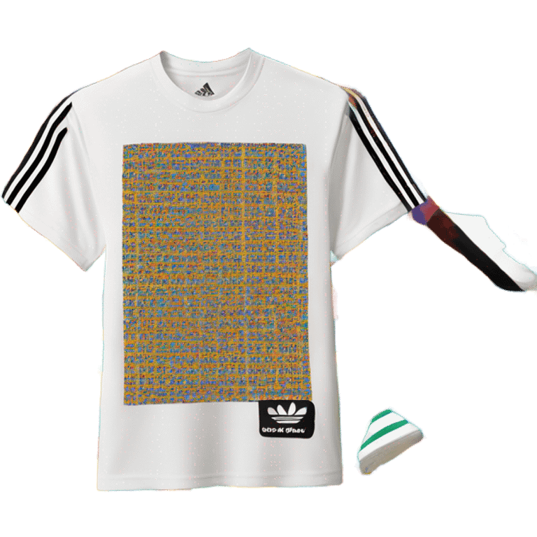 y2k adidas shirt emoji