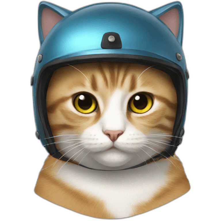 cat in a helmet emoji