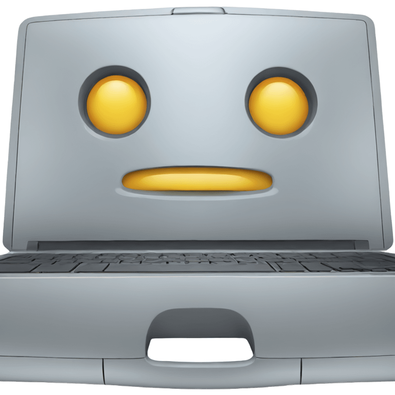 robot laptop emoji